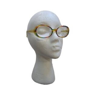 Mikli Rainbow Stripe Sunglasses Glasses Frames Oval Style 6075 Color 9730 France